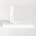 Obrotowy zegar stołowy ze stalowym lustrem Made in Italy - Meritorious Viadurini