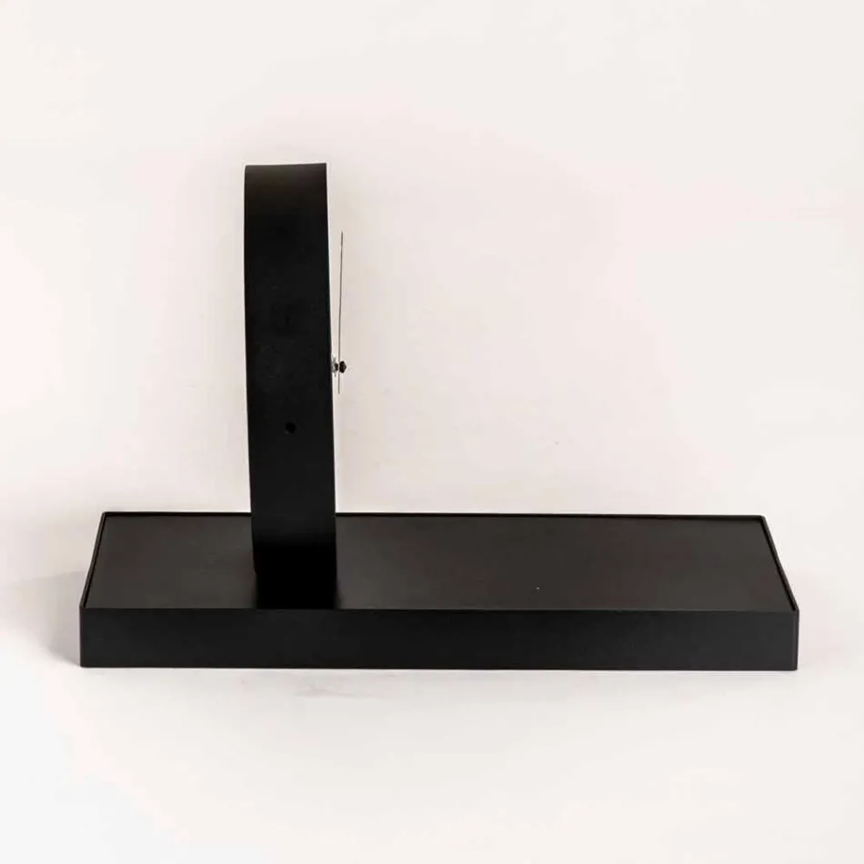 Obrotowy zegar stołowy ze stalowym lustrem Made in Italy - Meritorious Viadurini