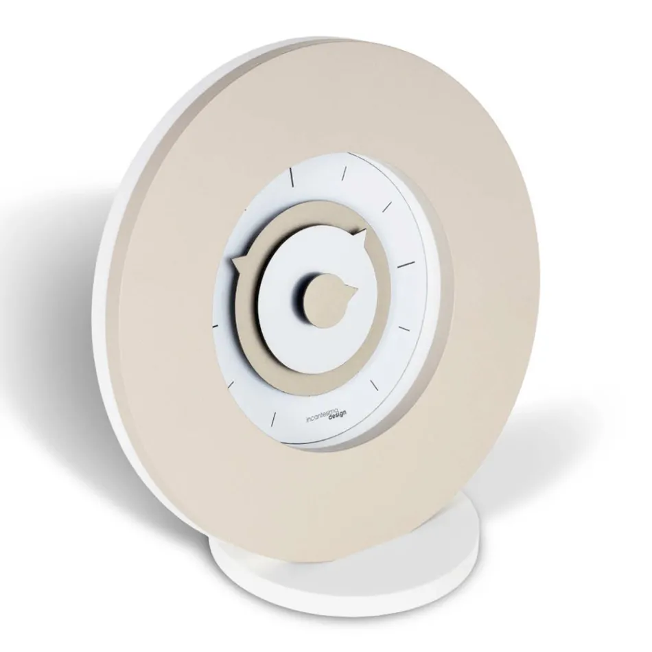 Zegar stołowy z częściowo ekspandowanego PCV o dużej gęstości, wyprodukowany we Włoszech - ładny Viadurini