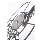 Żelazny zegar z dekoracją kolibra Made in Italy - Virgin Viadurini
