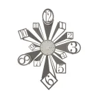 Żelazny zegar ze szczególnym efektem optycznym Made in Italy - Koło Viadurini