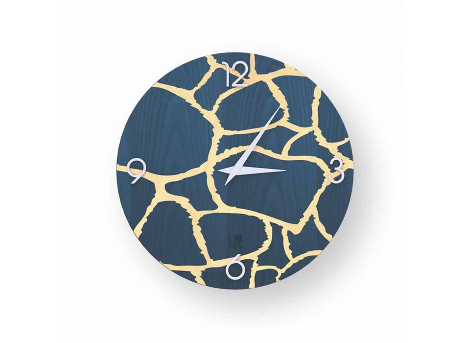 Zegar ścienny Acri w nowoczesnym stylu, wykonany we Włoszech Viadurini