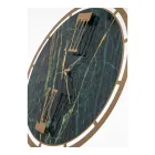 Zegar wykonany z żelaza z 3 wskazówkami Made in Italy - Gwiazda Viadurini