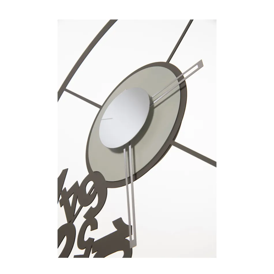 Żelazny zegar ze spadającymi liczbami Made in Italy - Baran Viadurini