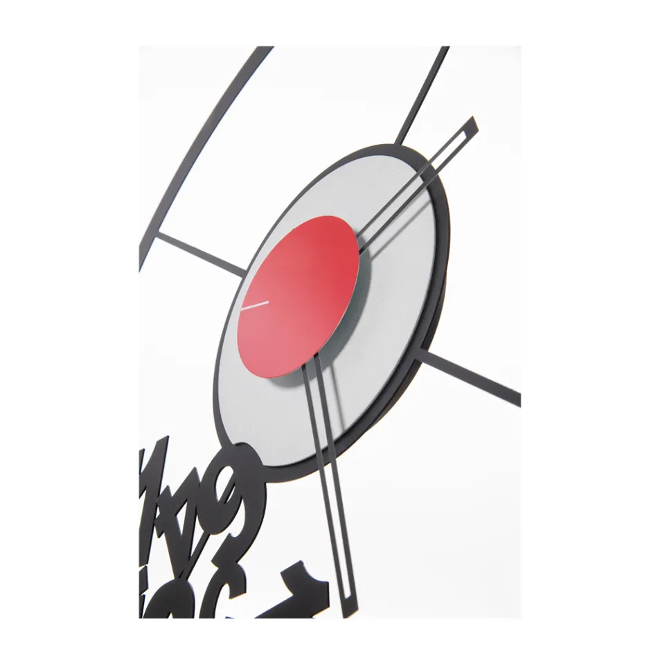 Żelazny zegar ze spadającymi liczbami Made in Italy - Baran Viadurini