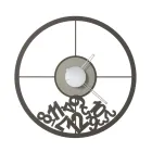 Żelazny zegar ze spadającymi liczbami Made in Italy - Baran Viadurini