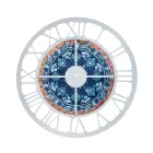 Zegar wykonany z żelaza w 3 różnych wykończeniach Made in Italy - Pszenica Viadurini