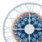 Zegar wykonany z żelaza w 3 różnych wykończeniach Made in Italy - Pszenica Viadurini