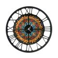 Zegar wykonany z żelaza w 3 różnych wykończeniach Made in Italy - Pszenica