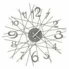 Okrągły zegar ścienny z żelaza, wykonany we Włoszech - Kombo Viadurini