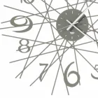 Okrągły zegar ścienny z żelaza, wykonany we Włoszech - Kombo Viadurini