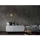 Okrągły zegar ścienny z żelaza, wykonany we Włoszech - Kombo Viadurini