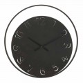 Okrągły zegar ścienny o średnicy 60 cm Nowoczesne żelazo - Beatrix
