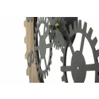 Nowoczesny okrągły zegar ścienny z żelaza i MDF - Gitta Viadurini