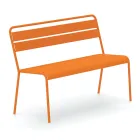 Ławka ogrodowa do układania w stosy z konstrukcją ze stali ocynkowanej Made in Italy - Ralph Viadurini