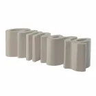 Kolorowa ławka Slide Love modern made in Italy Viadurini