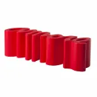 Kolorowa ławka Slide Love modern made in Italy Viadurini