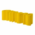 Kolorowa ławka Slide Love modern made in Italy Viadurini