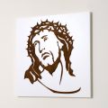 Biały panel przedstawiający oblicze Chrystusa Made in Italy - Akari