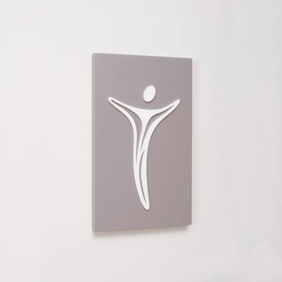 Panel przedstawiający Jezusa grawerowanego laserowo Made in Italy - Bice Viadurini