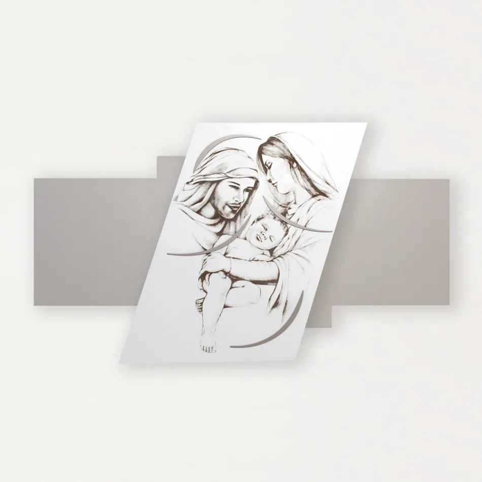 Panel z grawerowaną laserowo rodziną Made in Italy - Micky Viadurini