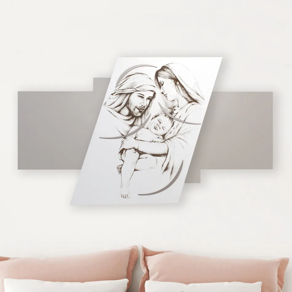 Panel z grawerowaną laserowo rodziną Made in Italy - Micky Viadurini