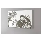 Grawerowany laserowo panel przedstawiający życie Made in Italy - Aika Viadurini