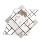 Panel grawerowany laserowo z kobietą i dzieckiem Made in Italy - Harald Viadurini