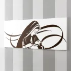 Panel wykonany z grawerem laserowym przedstawiającym matkę Made in Italy - Chiyo Viadurini