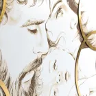 Panel wykonany laserem Sagrada Familia Made in Italy - Elisa Viadurini