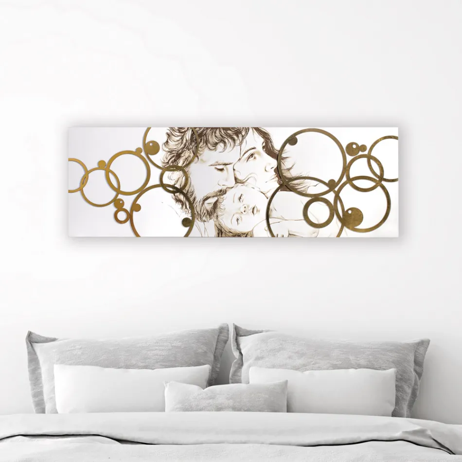 Panel wykonany laserem Sagrada Familia Made in Italy - Elisa Viadurini