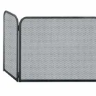 Łapacz iskier z 3 drzwiami Wykonany z metalu Made in Italy - Cat Viadurini