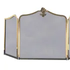 Łapacz iskier z czarną stalową siatką w różnych rozmiarach Made in Italy - Rana Viadurini