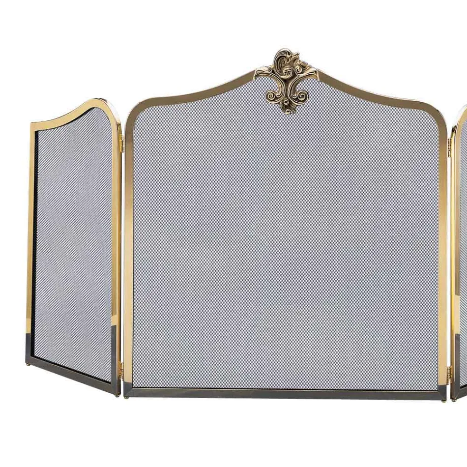 Łapacz iskier z czarną stalową siatką w różnych rozmiarach Made in Italy - Rana Viadurini