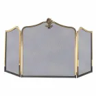 Łapacz iskier z czarną stalową siatką w różnych rozmiarach Made in Italy - Rana Viadurini