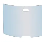 Zakrzywiony, hartowany kryształowy łapacz iskier Made in Italy - Zafu Viadurini