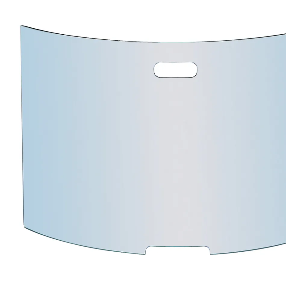 Zakrzywiony, hartowany kryształowy łapacz iskier Made in Italy - Zafu Viadurini