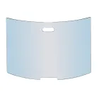 Zakrzywiony, hartowany kryształowy łapacz iskier Made in Italy - Zafu Viadurini