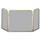 Mosiężny łapacz iskier z wędzonym, hartowanym kryształem Made in Italy - Orango Viadurini