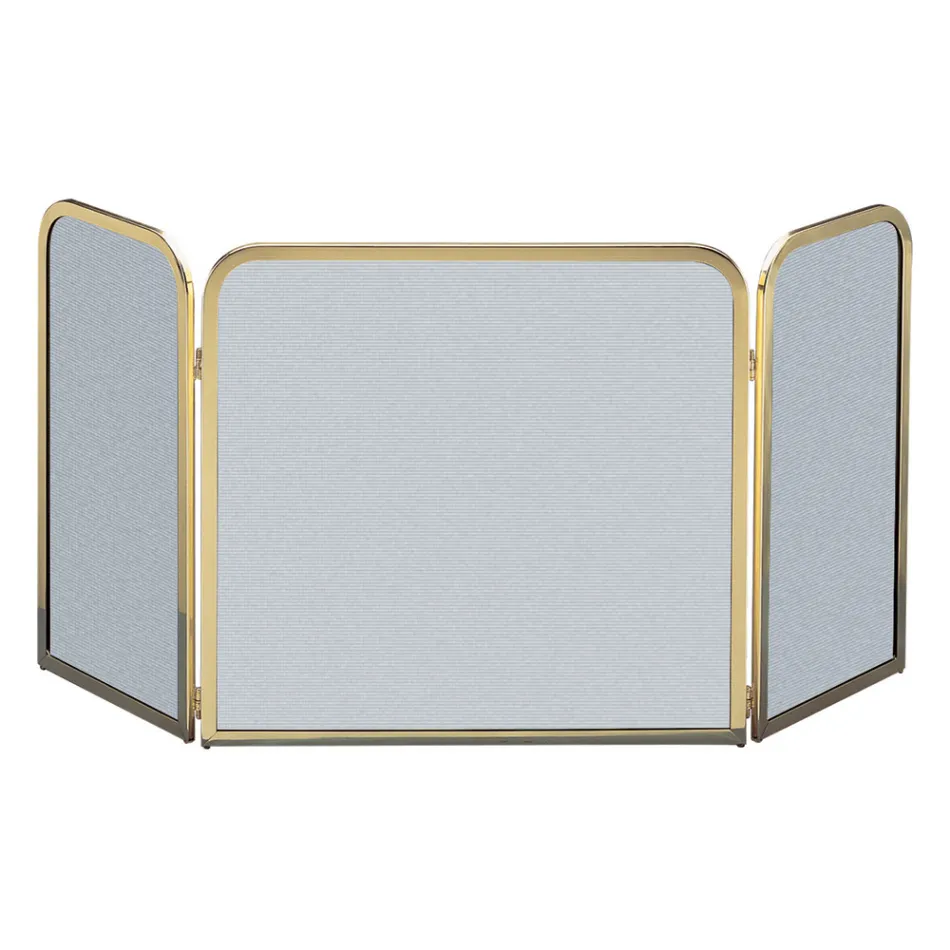 Łapacz iskier z mosiądzu i czarnej siatki w różnych rozmiarach Made in Italy - Iguana Viadurini