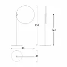 Parasol materiałowy ze strukturą aluminiową - Emma Sunscreen firmy Varaschin Viadurini