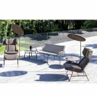 Parasol materiałowy ze strukturą aluminiową - Emma Sunscreen firmy Varaschin Viadurini