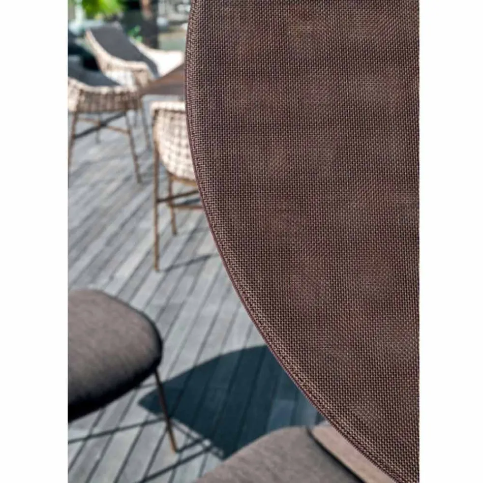 Parasol materiałowy ze strukturą aluminiową - Emma Sunscreen firmy Varaschin Viadurini