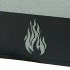 Osłona pieca z 3 metalowymi drzwiami Made in Italy - Cigno Viadurini