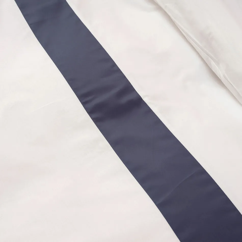 Komplet poszewek na kołdrę w rozmiarze King Size ze 100% bawełny i 10% satyny bawełnianej - Szczegóły Viadurini