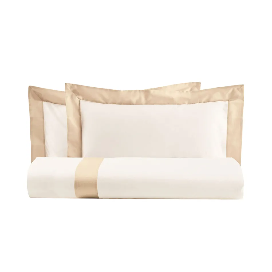 Komplet poszewek na kołdrę w rozmiarze King Size ze 100% bawełny i 10% satyny bawełnianej - Szczegóły Viadurini