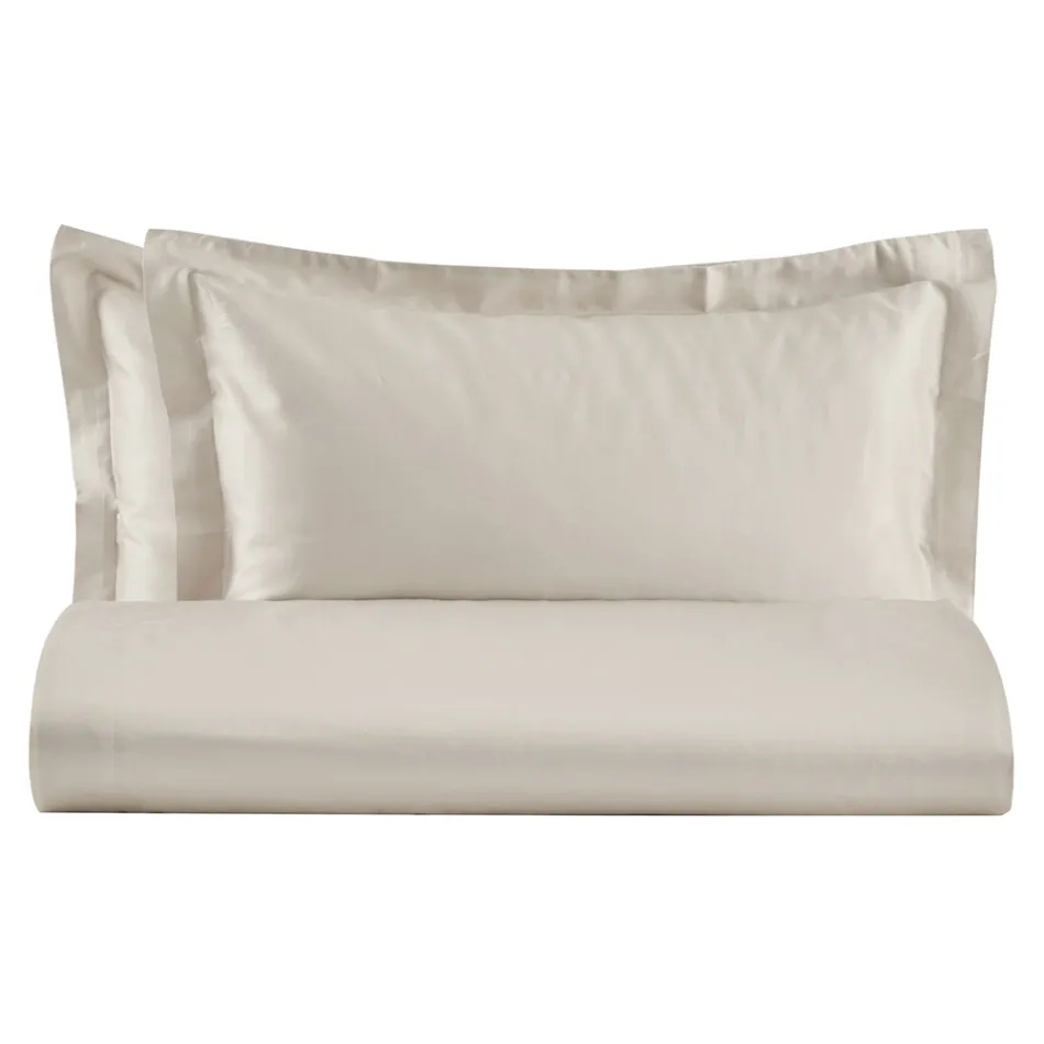 Podwójny zestaw poszewek na kołdrę z satyny bawełnianej 100% Made in Italy - Fluffy Viadurini