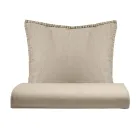 Pojedynczy zestaw poszewek na kołdrę z czystej bawełny barwionej w masie z 1 poszewką na poduszkę - Delikatność Viadurini