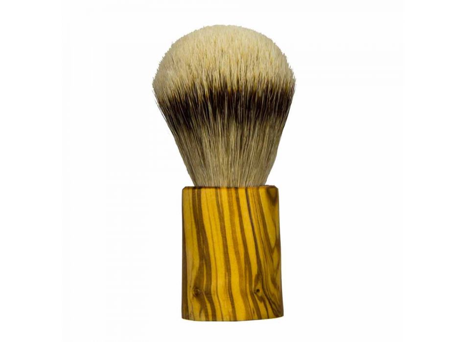 Ręcznie robiony pędzel do golenia z włosia borsuka Made in Italy - Euforia Viadurini