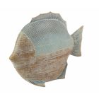 Ceramiczny wolnostojący wystrój Ryba z efektem antycznym - Neomo Viadurini